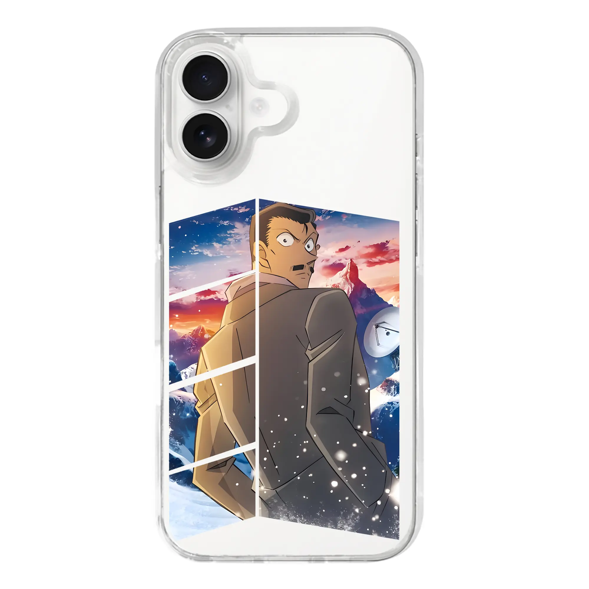 名探偵コナン グッズ 毛利 小五郎 - iPhone 17シリーズ 透明スマホケース – 薄型・耐衝撃・精密フィット保護カバー